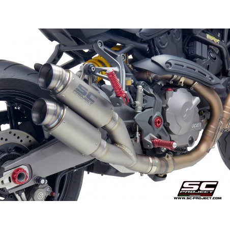 SC-Project Exhaust GP70-R double titanium Ducati Monster 821»Motorlook.nl»