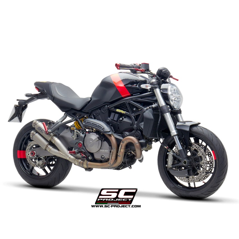 SC-Project Exhaust GP70-R double titanium Ducati Monster 821»Motorlook.nl»