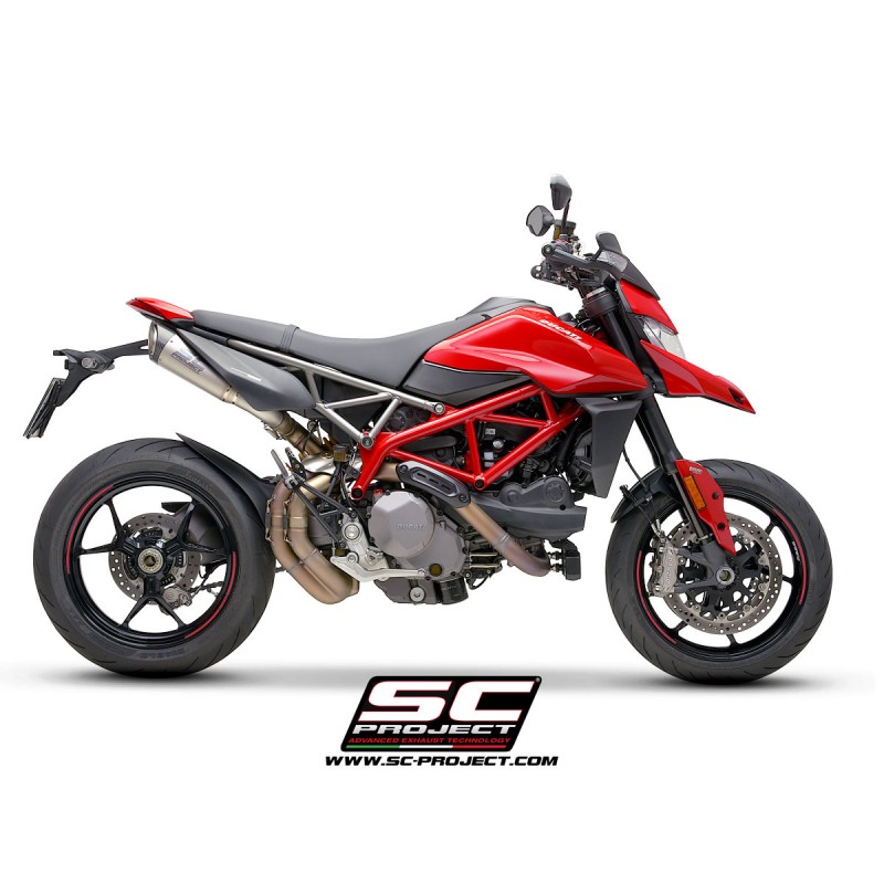 SC-Project Uitlaten S1 titanium Ducati Hypermotard 950»Motorlook.nl»