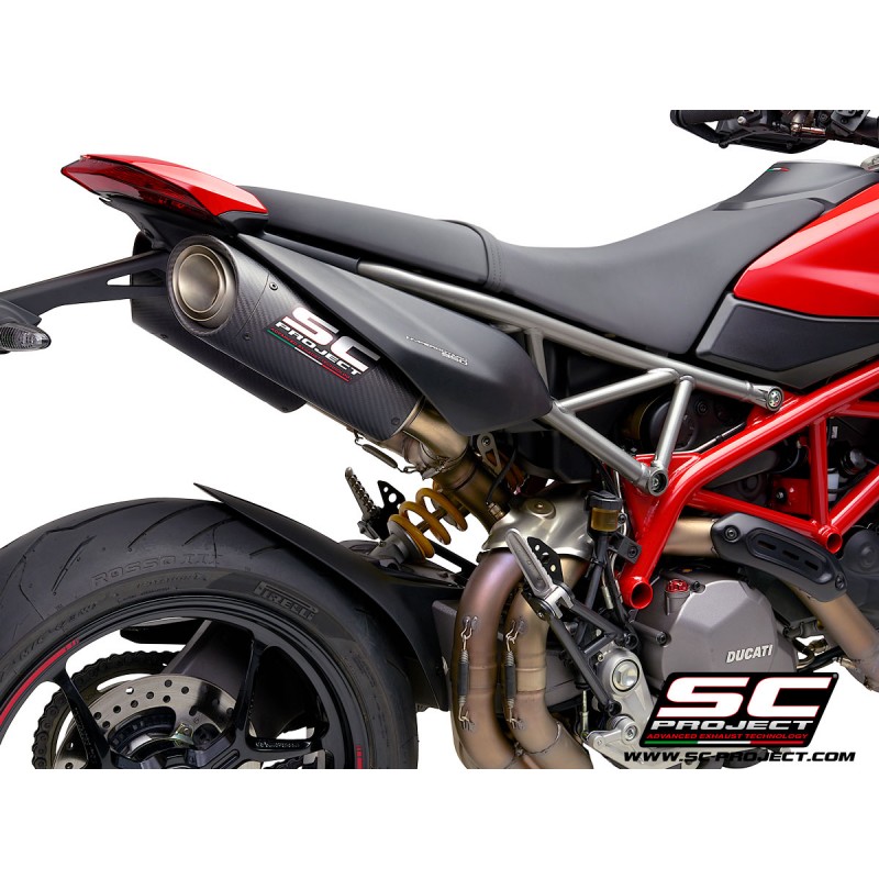 SC-Project Uitlaten S1 carbon Ducati Hypermotard 950»Motorlook.nl»