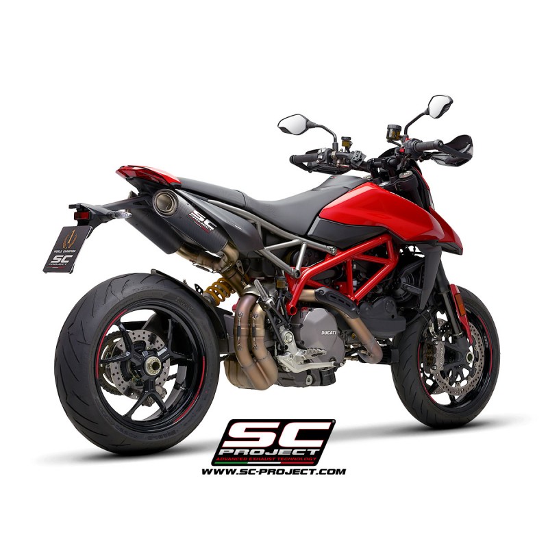 SC-Project Uitlaten S1 carbon Ducati Hypermotard 950»Motorlook.nl»