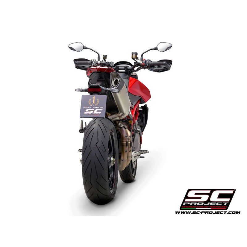 SC-Project Uitlaat SC1-R titanium Ducati Hypermotard 950»Motorlook.nl»