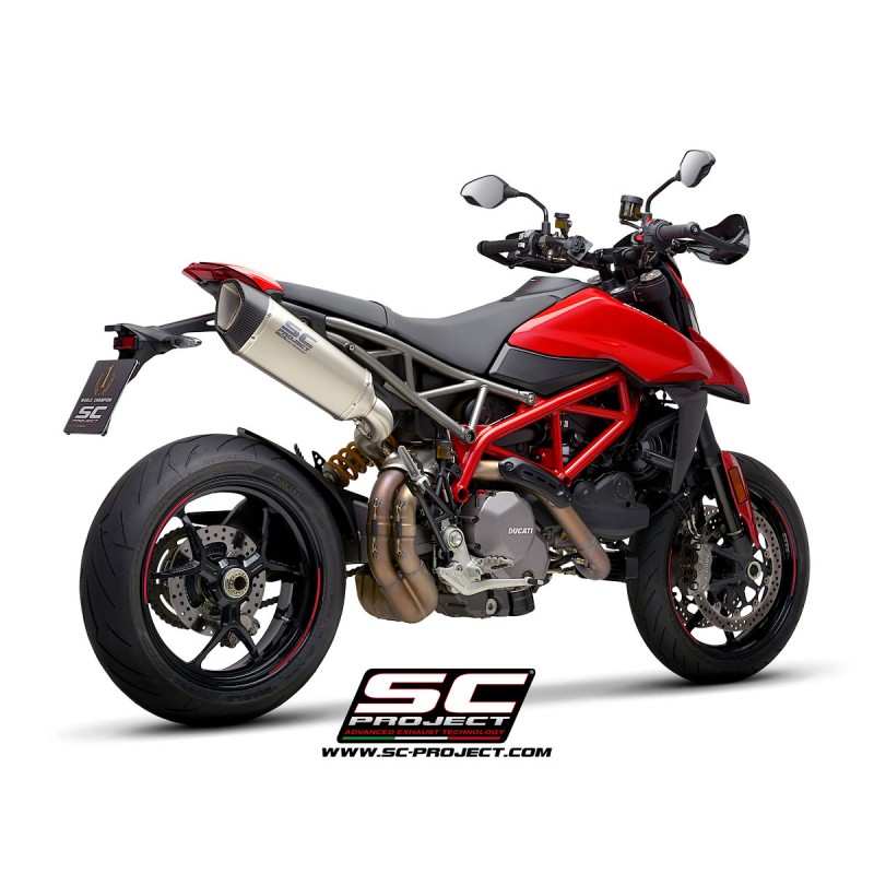 SC-Project Uitlaat SC1-R titanium Ducati Hypermotard 950»Motorlook.nl»