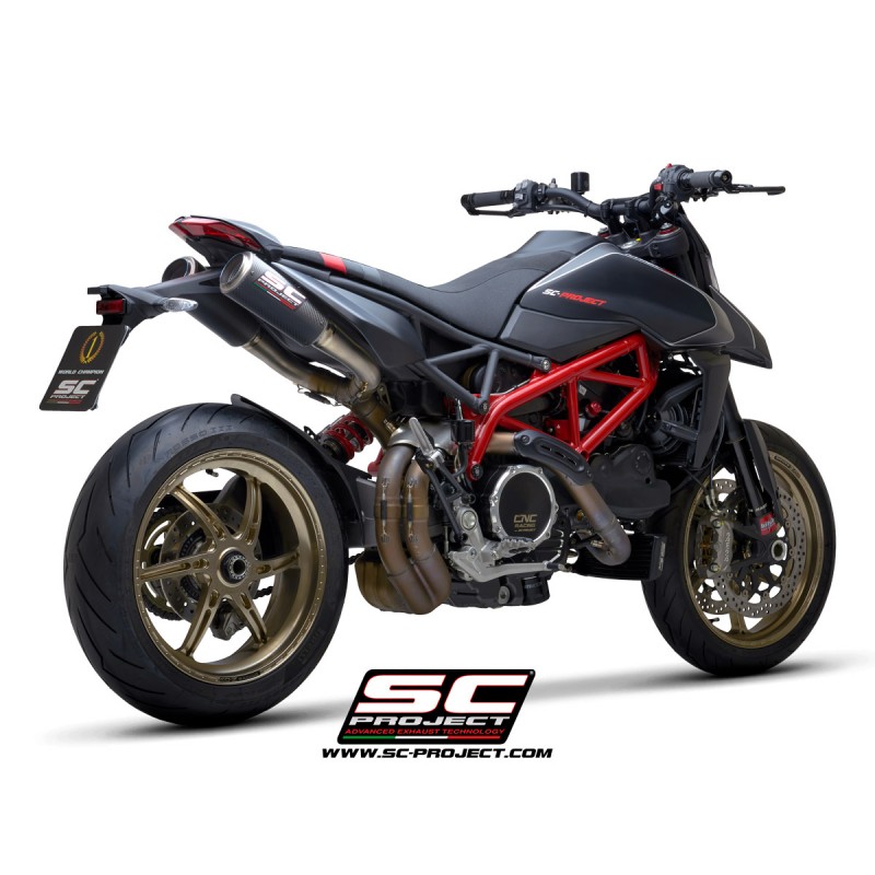 SC-Project Uitlaten CR-T M2 carbon Ducati Hypermotard 950»Motorlook.nl»