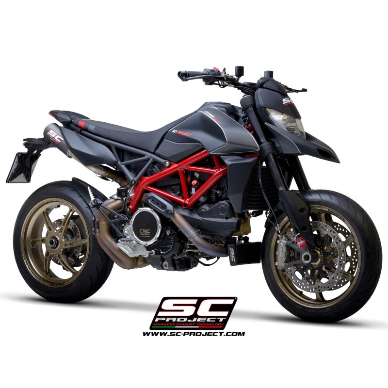 SC-Project Uitlaten CR-T M2 carbon Ducati Hypermotard 950»Motorlook.nl»