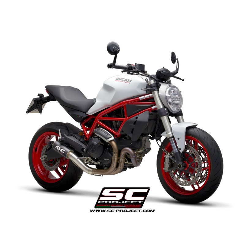 SC-Project Uitlaat CR-T carbon Ducati Monster 797»Motorlook.nl»