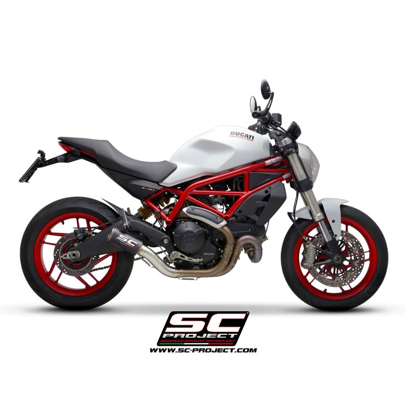 SC-Project Uitlaat CR-T carbon Ducati Monster 797»Motorlook.nl»