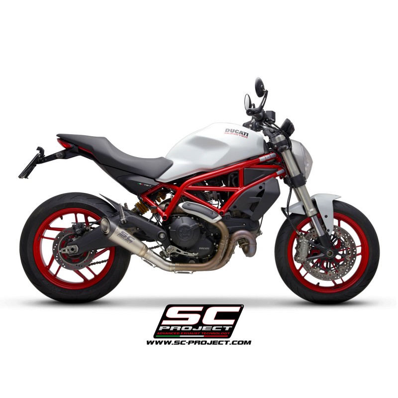 SC-Project Uitlaat S1 titanium Ducati Monster 797»Motorlook.nl»