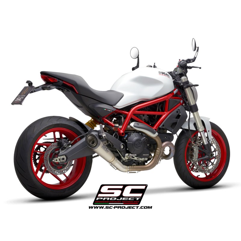 SC-Project Uitlaat S1 titanium Ducati Monster 797»Motorlook.nl»