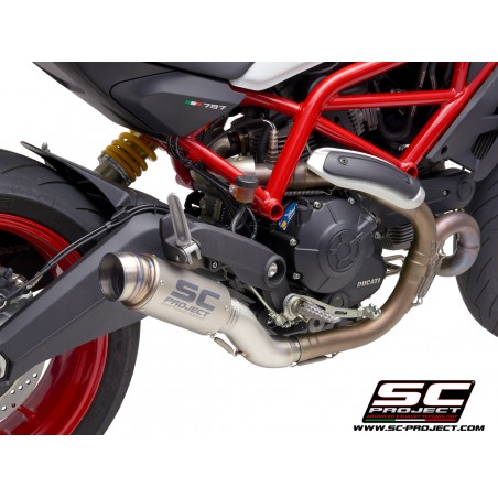 SC-Project Uitlaat GP70-R titanium Ducati Monster 797»Motorlook.nl»