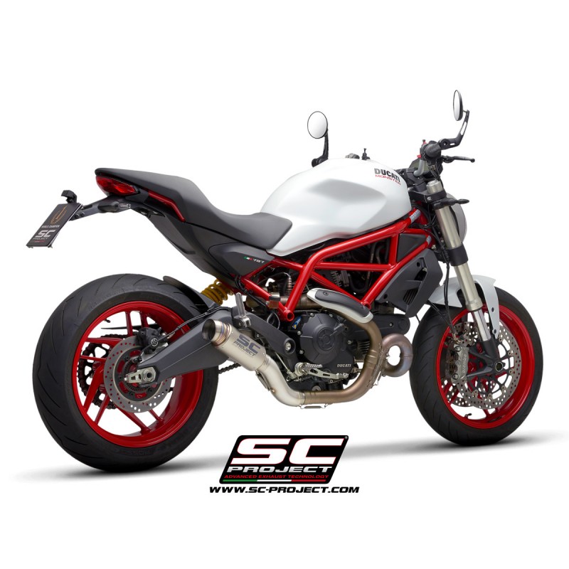 SC-Project Uitlaat GP70-R titanium Ducati Monster 797»Motorlook.nl»