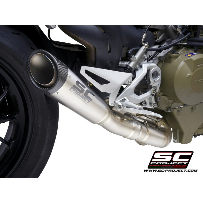 SC-Project Exhaust S1 titanium Ducati Streetfighter V4»Motorlook.nl»