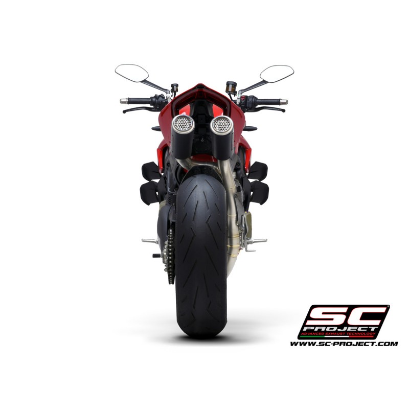 SC-Project Uitlaatsysteem 2-1-2 CR-T M2 carbon Ducati Streetfighter V4»Motorlook.nl»