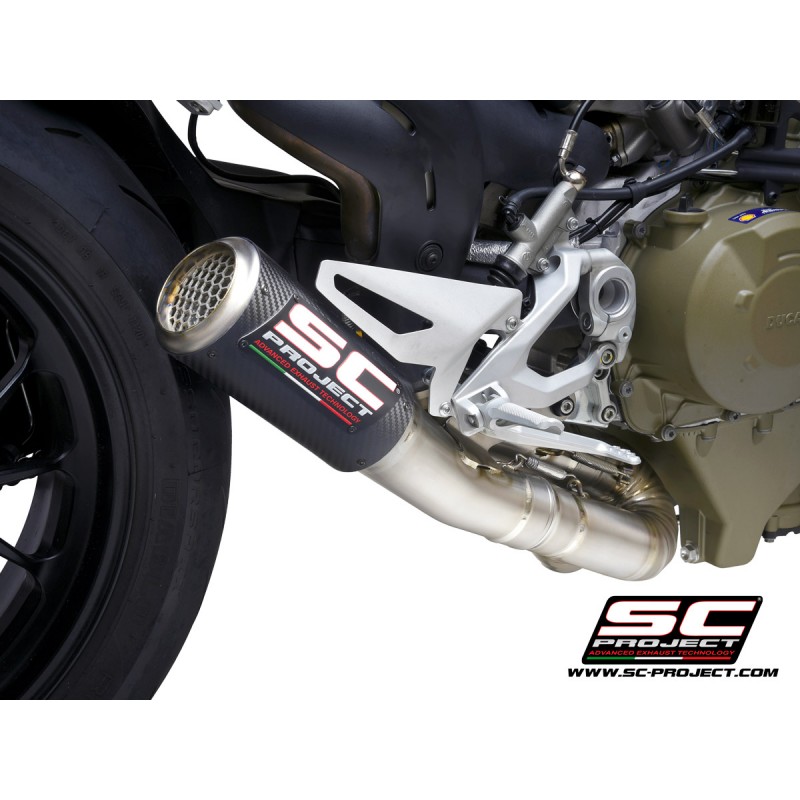 SC-Project Uitlaat CR-T M2 carbon Ducati Streetfighter V4»Motorlook.nl»