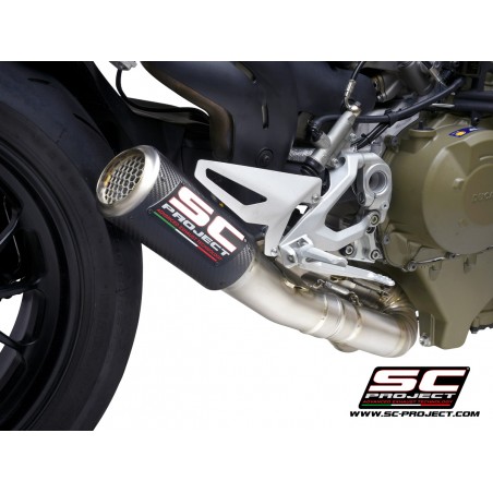 SC-Project Uitlaat CR-T M2 carbon Ducati Streetfighter V4»Motorlook.nl»