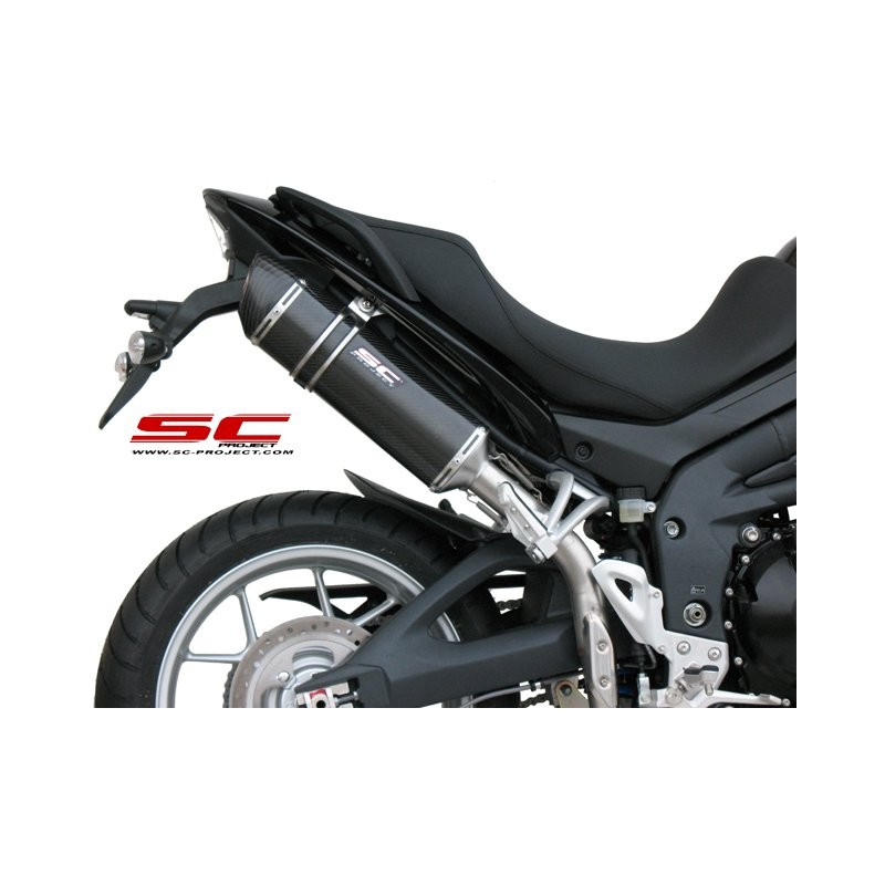 SC-Project Exhaust Oval high carbon Triumph Tiger 1050»Motorlook.nl»