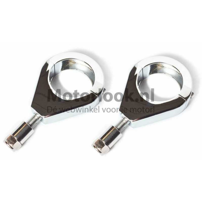 KM-Parts Clamps StandPipe chrome (ø41mm)»Motorlook.nl»41109311093