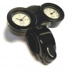 T&T Handlebar Clamp double chrome (clock/thermometer)»Motorlook.nl»2000100345184