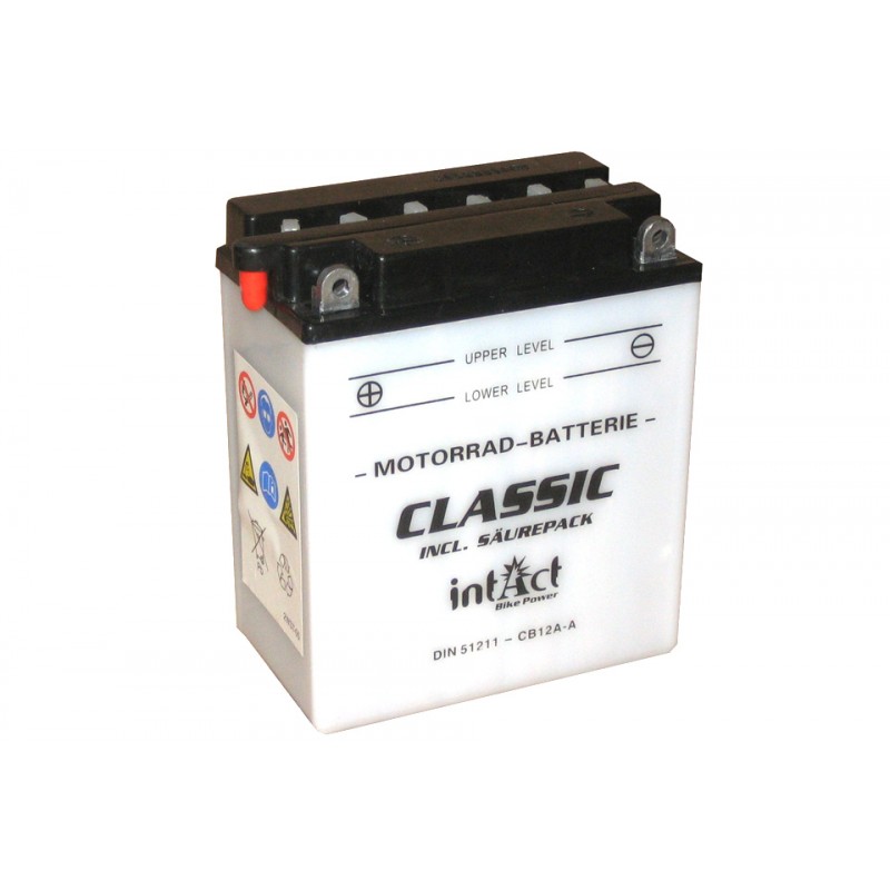 Intact Battery Classic CB 12A-A (with acid pack)»Motorlook.nl»4250227522410