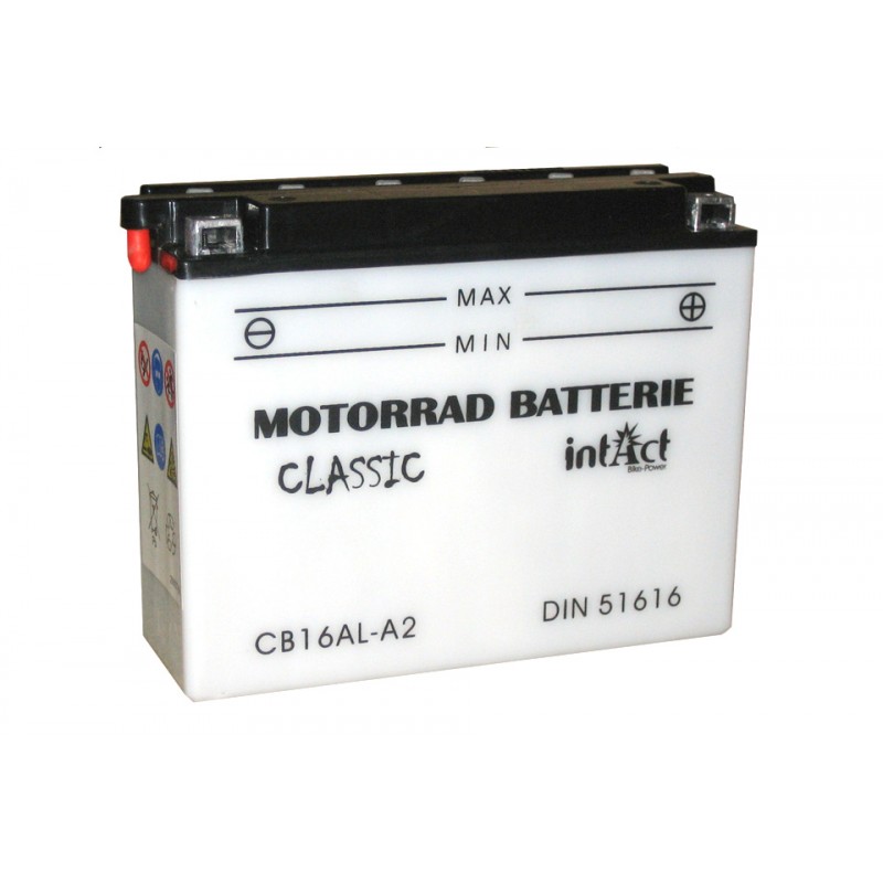 Intact Battery Classic CB 16AL-A2 (with acid pack)»Motorlook.nl»4250227522137