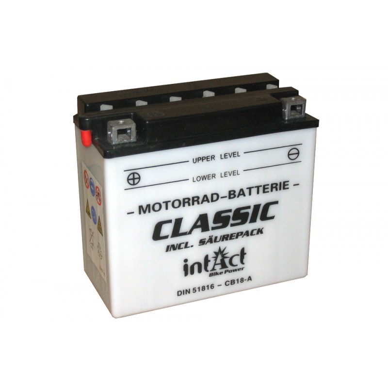 Intact Battery Classic CB 18-A (with acid pack)»Motorlook.nl»4250227522571