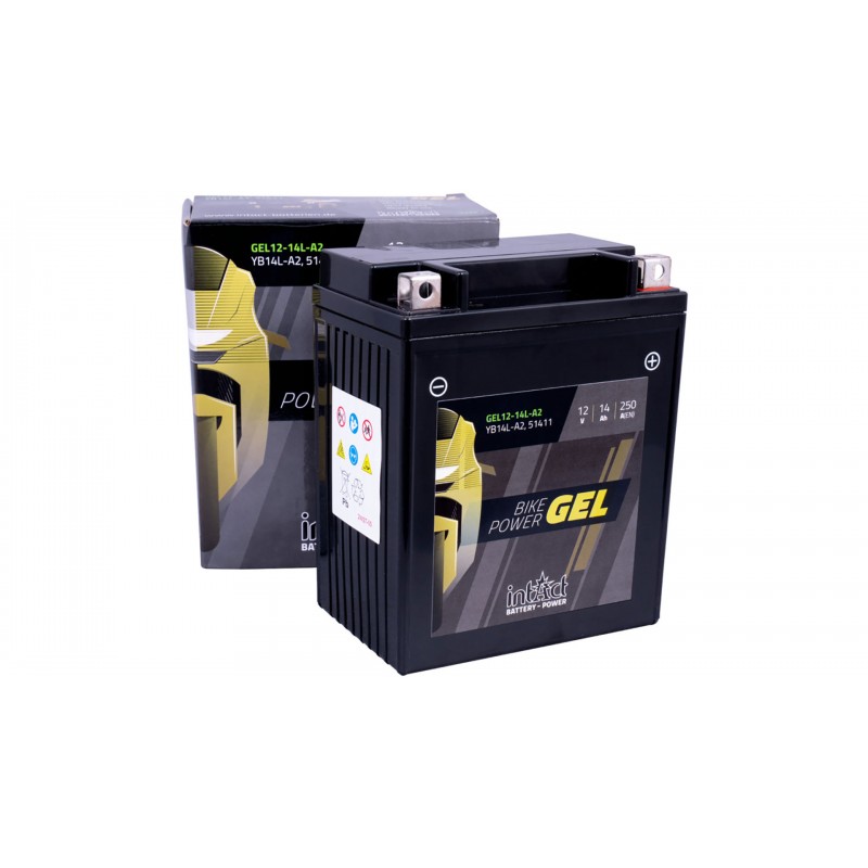 Intact Battery GEL YB14L-A2»Motorlook.nl»4250227524247