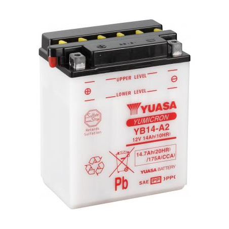Yuasa Battery YB14-A2»Motorlook.nl»5050694005503