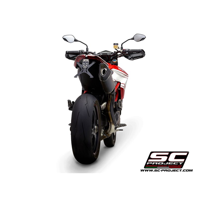 SC-Project Exhaust SC1-R (hoog) carbon Ducati Hypermotard 939 (+SP)»Motorlook.nl»