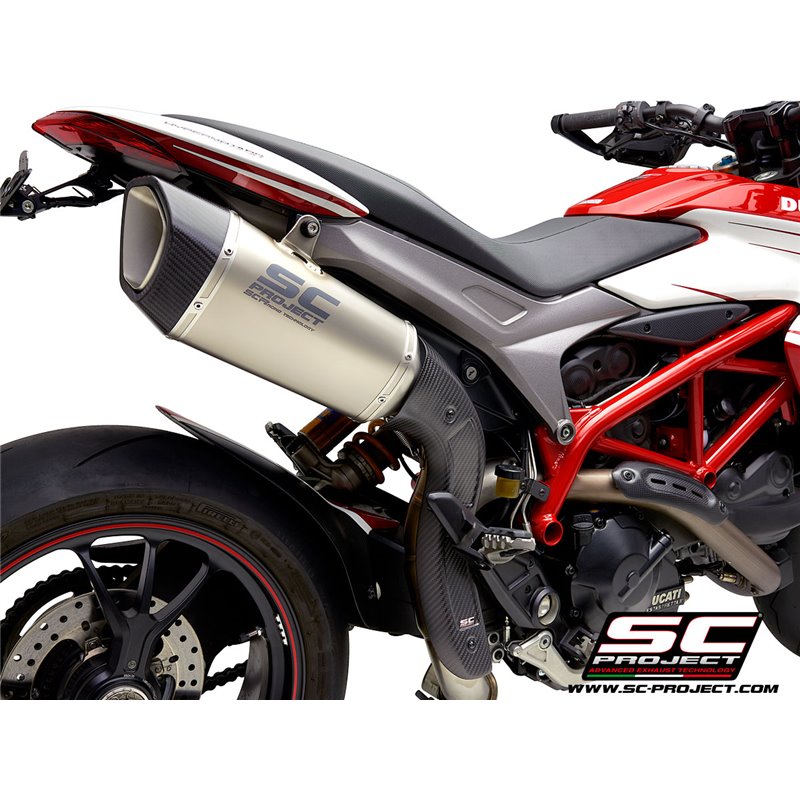 SC-Project Uitlaat SC1-R (hoog) titanium Ducati Hypermotard 939 (+SP)»Motorlook.nl»