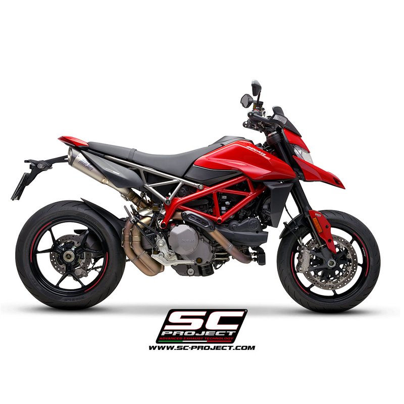 SC-Project Uitlaten S1 titanium Ducati Hypermotard 950»Motorlook.nl»