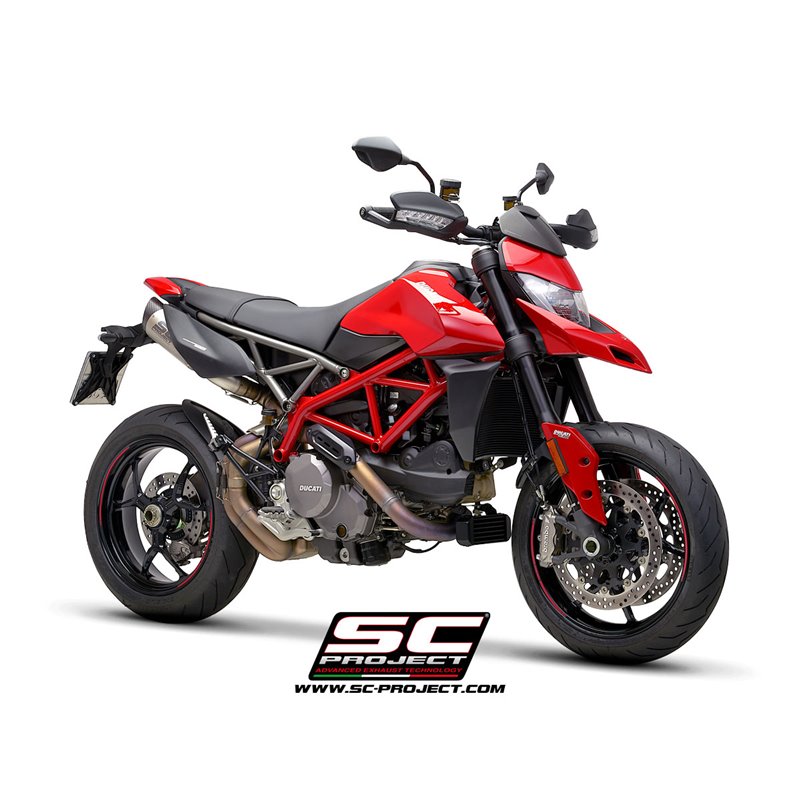 SC-Project Uitlaten S1 titanium Ducati Hypermotard 950»Motorlook.nl»