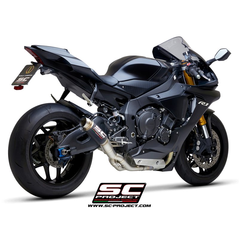 SC-Project Uitlaat GP70-R carbon (decat) Yamaha YZF-R1 (+R1M)»Motorlook.nl»