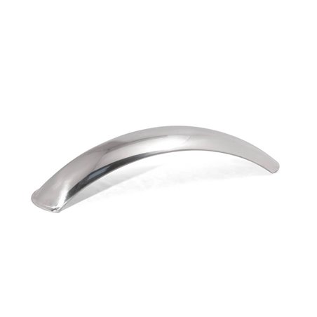 Mudguard front Alloy polished 375mm (17")