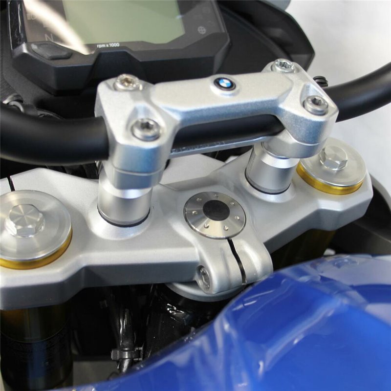 Voigt MT Risers Handlebar H25 | 25mm silver | BMW G310 (GS/R)»Motorlook.nl»4067466019591