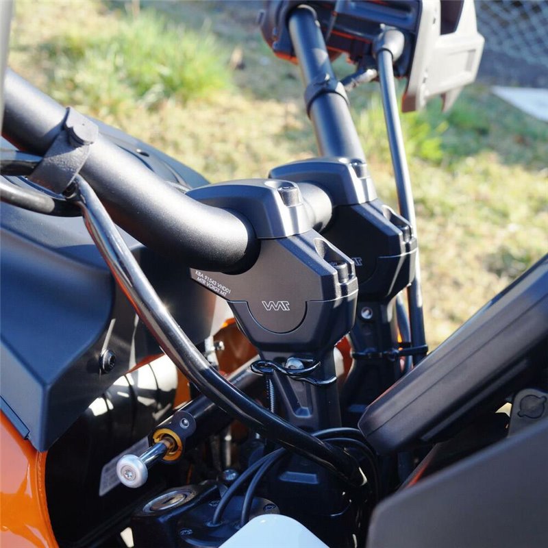 Voigt MT Handlebar Risers VHD01 | 30mm/Offset 21mm black | Harley Davidson Pan America»Motorlook.nl»4067466097810