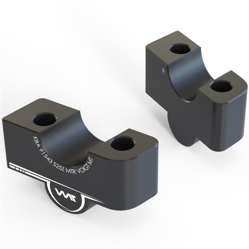 Voigt MT Handlebar Risers S25Z | 25mm black | Kawasaki Z650»Motorlook.nl»4067466124004