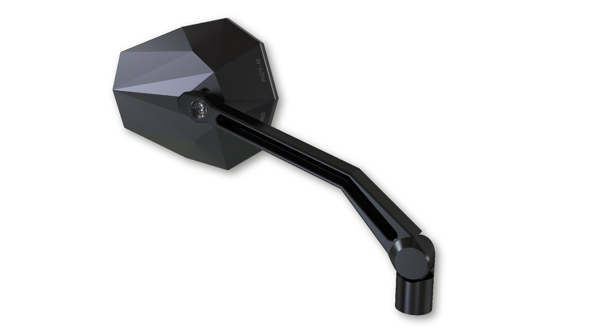 Highsider Stealth X6 Mirror Handlebar End Black 301-455
