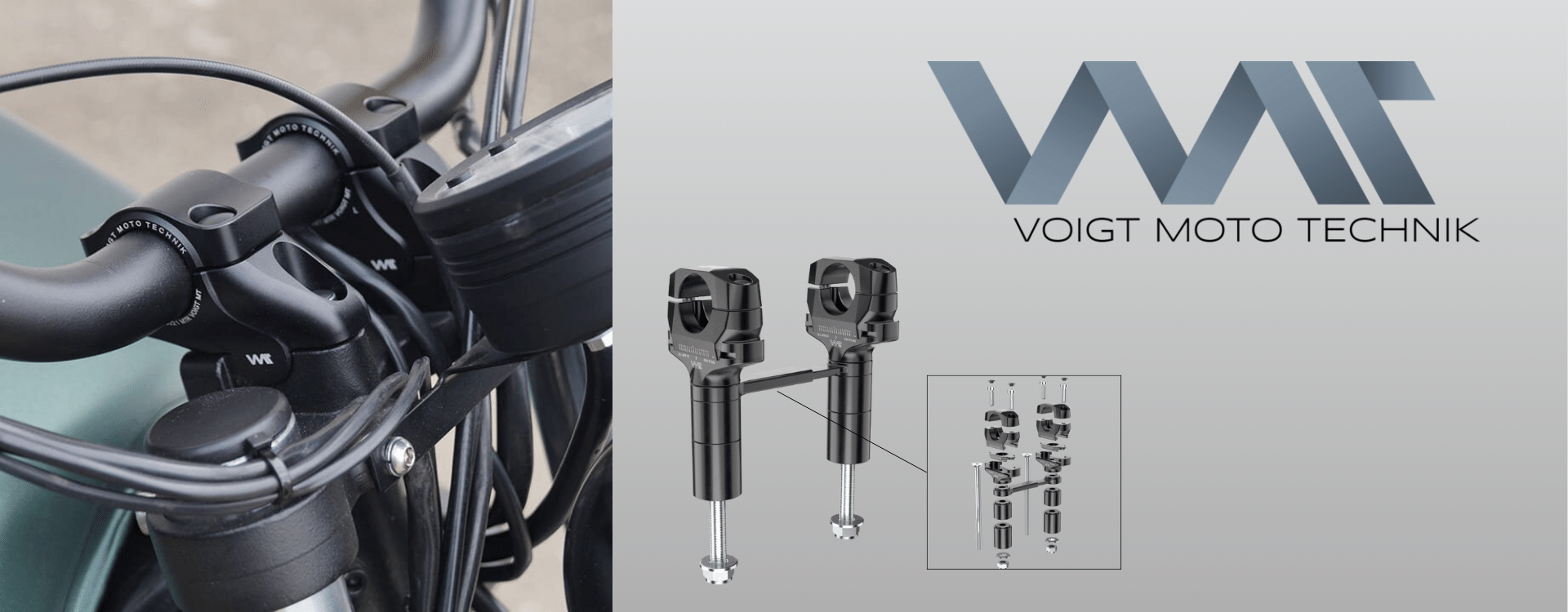 Voigt handlebar risers: the best risers for your motorcycle!